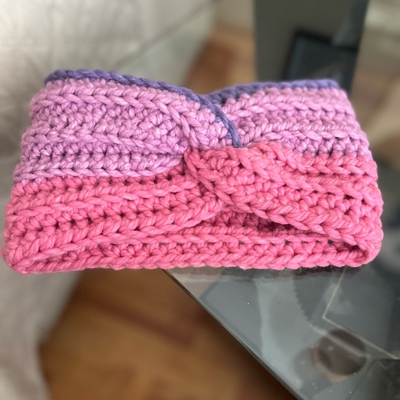 Crochet Headband and Infinite Scarf - Picture 3 of 3